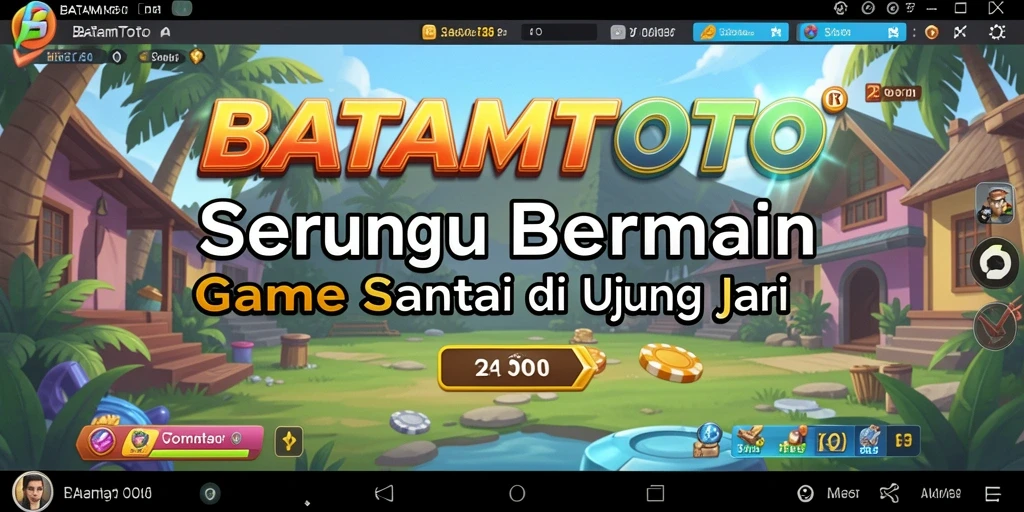 Tampilan menarik dari gameplay santai BATAMTOTO.