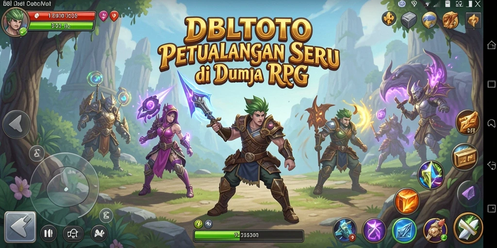 Screenshot gameplay DBLTOTO menampilkan aksi bertempur yang menegangkan.