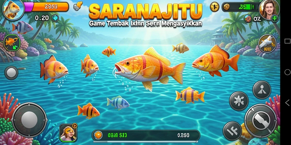 Gameplay seru Tembak Ikan yang penuh tantangan.